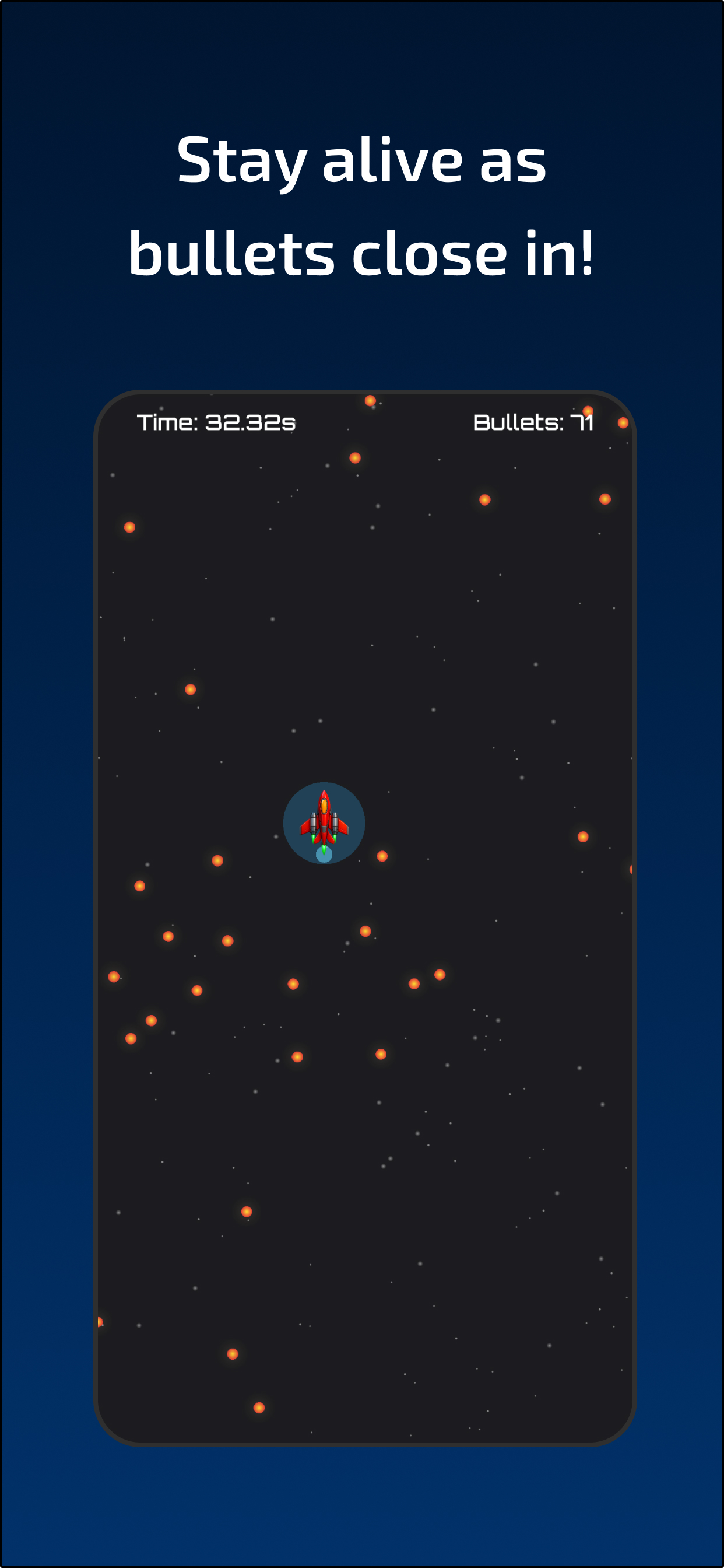 Space Dodge Gameplay Screenshot 1